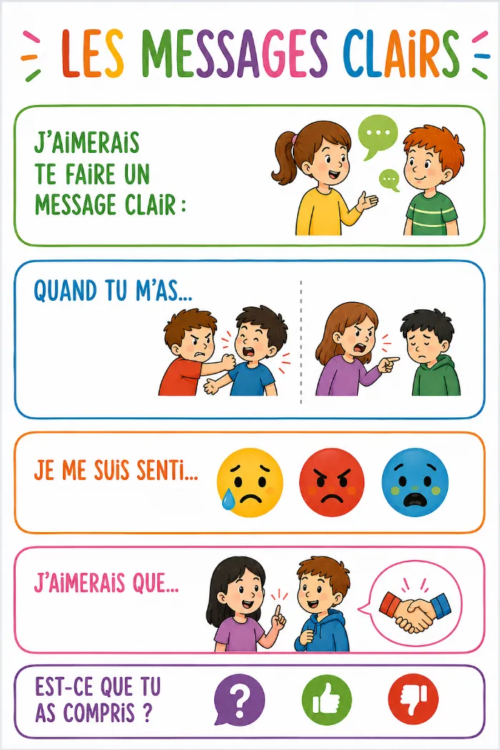 Les messages clairs