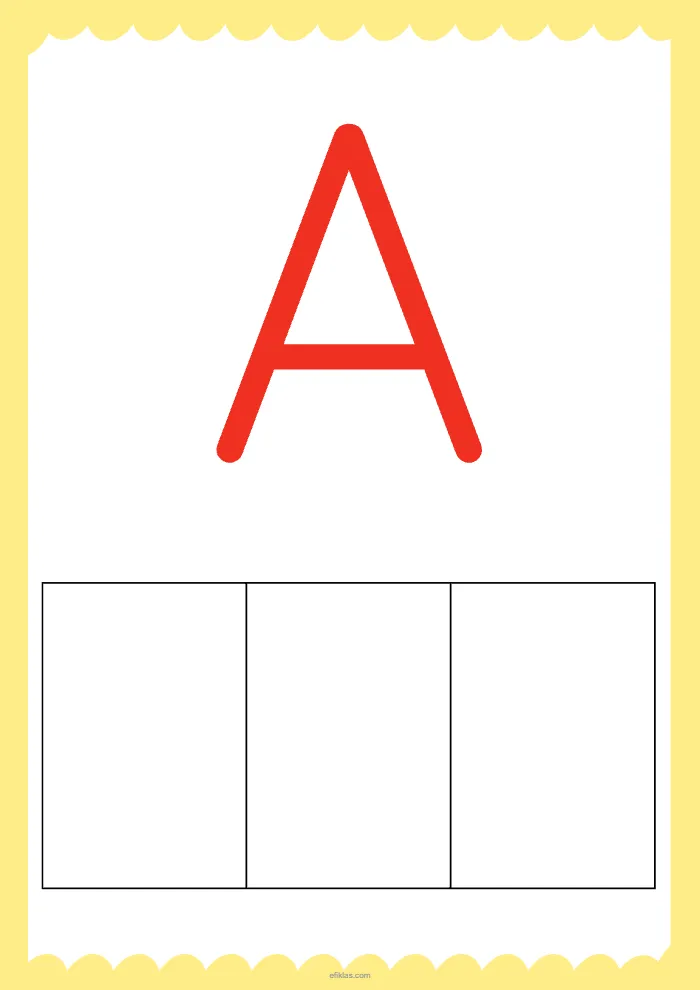 Affichage alphabet évolutif